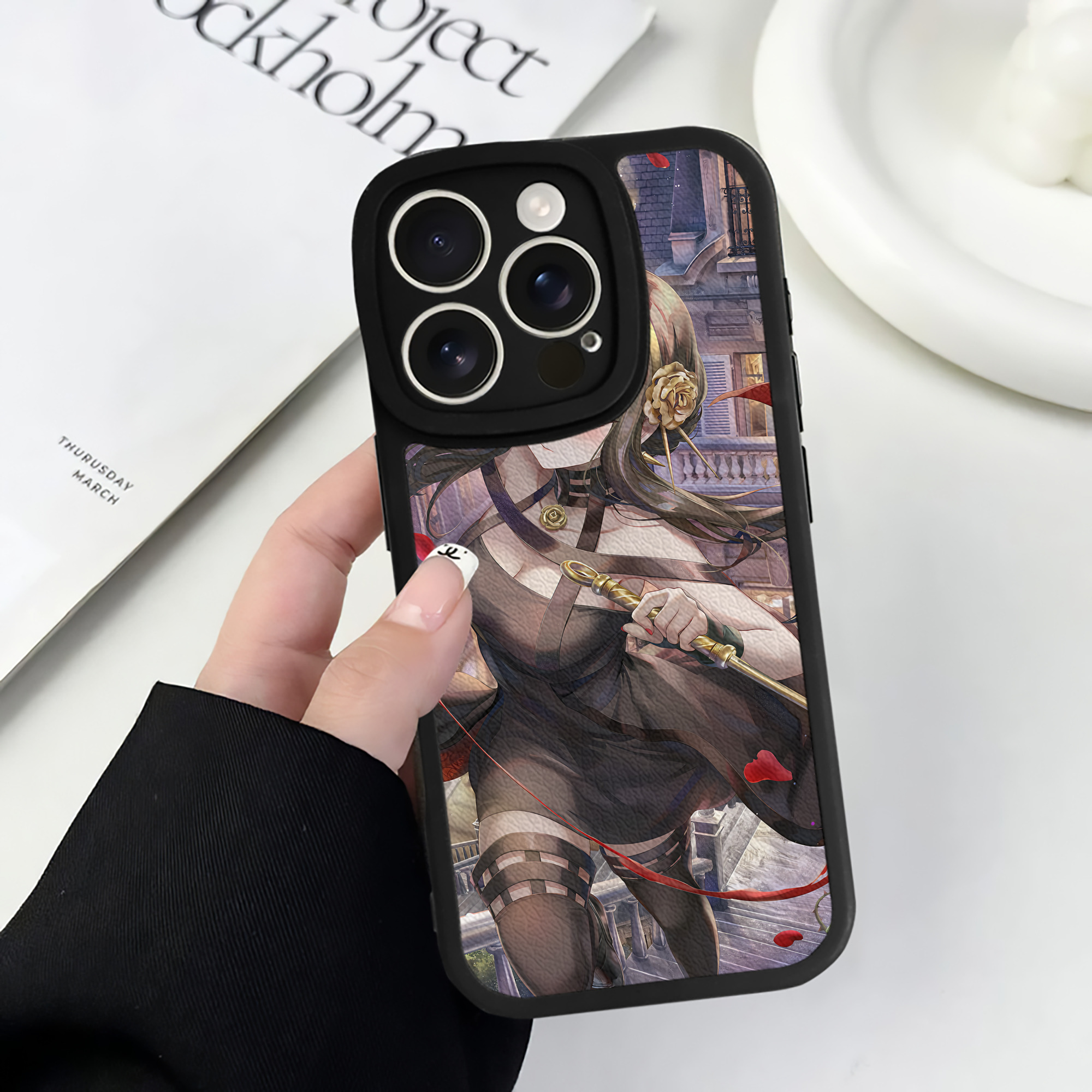 （画像用） SPY×FAMILY间谍家家酒 【iPhone 16シリーズ対応】シリコンスマホケース（レザー調） 材質：シリコン